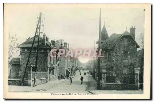 Cartes postales Villeneuve le Roi Rue du Commerce