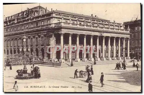 Cartes postales Bordeaux Le Grand Theatre BR