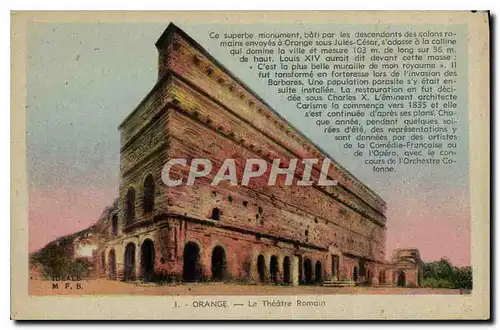 Cartes postales Orange Le Theatre Romain