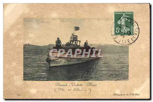 Cartes postales Dinard Vedette Marie Bateau