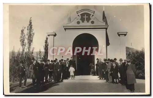 CARTE PHOTO Famille Eglise