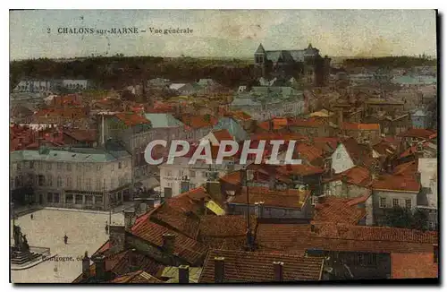 Cartes postales Chalons sur Marne vue Generale