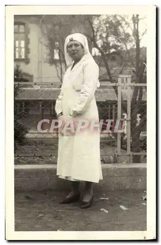 CARTE PHOTO Femme Infirmiere