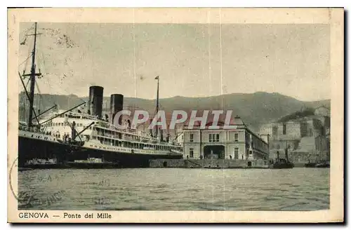 Ansichtskarte AK Genova Ponte dei Mille