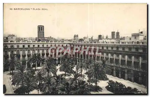 Cartes postales Barcelona Plaza Real