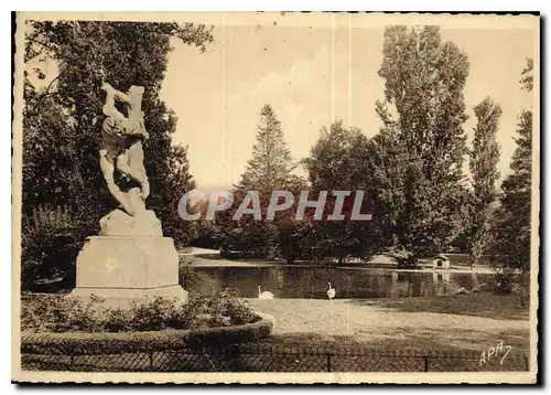 Ansichtskarte AK Montpellier Un coin du Jardin de l'Esplanade