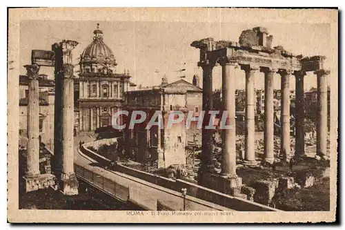 Cartes postales Roma Foro Romano coi nuevi Scavi