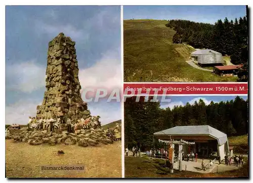 Cartes postales Sesselbahn Feldberg Schwarzw Bismarckdenkmal