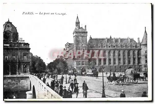 Ansichtskarte AK Paris Le Pont au Change