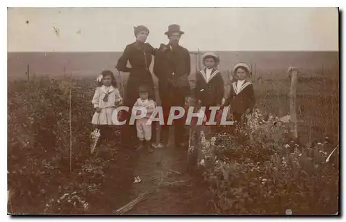 CARTE PHOTO Famille