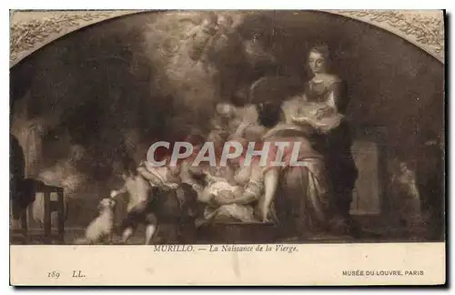 Cartes postales Murillo La Naissance de la Vierge Musee du Louvre Paris