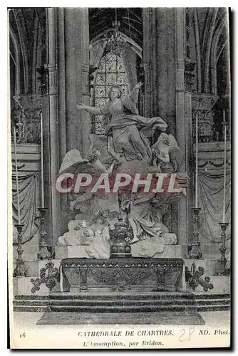 Cartes postales Cathedrale de Chartres l'Assomption par Bridan