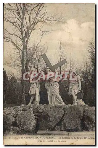 Ansichtskarte AK Pelerinage du Calvaire de Pont Chateau Le Chateau de la Croix