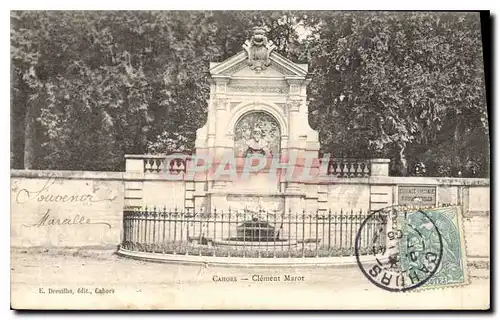 Cartes postales Cahors Clement Marot