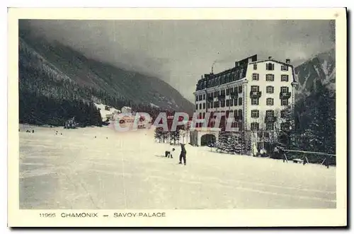 Ansichtskarte AK Chamonix Savoy Palace