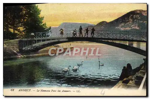 Cartes postales Annecy Le Nouveau Pont des Amours