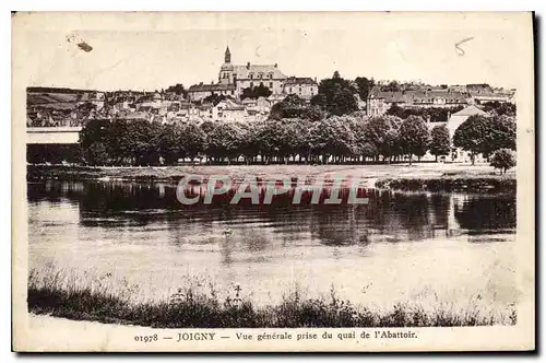 Ansichtskarte AK Joigny vue Generale Prise du quai de l'Abattoir