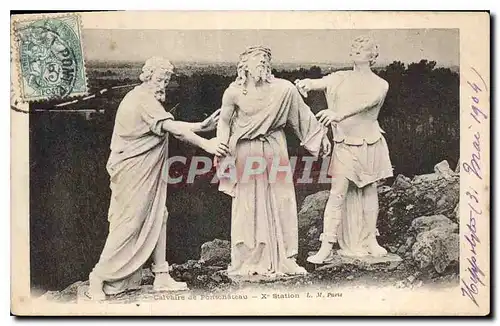 Cartes postales Calvaire de Portschateau X Station