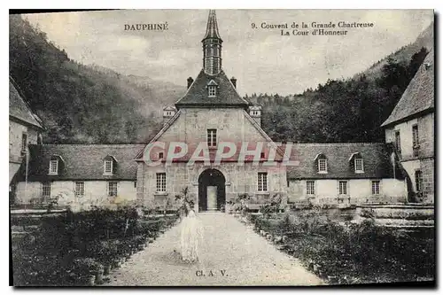 Cartes postales Dauphine Couvent de la Grande Chartreuse La Cour d'Honneur