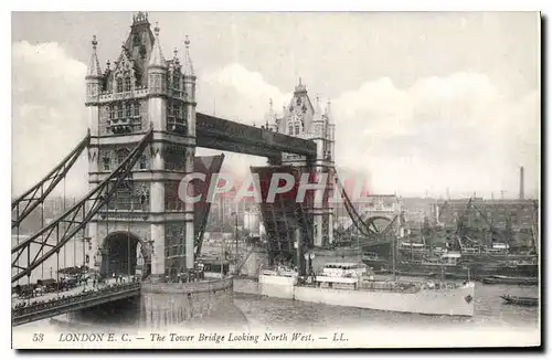 Cartes postales London EC The Tower Bridge Looking North West