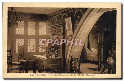 Cartes postales Dinan Rez de Chaussee de la Vieille Maison