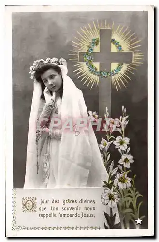 Cartes postales Jour des Graces divines que ton Souvenir nous Rappelle l'Amourde Jesus