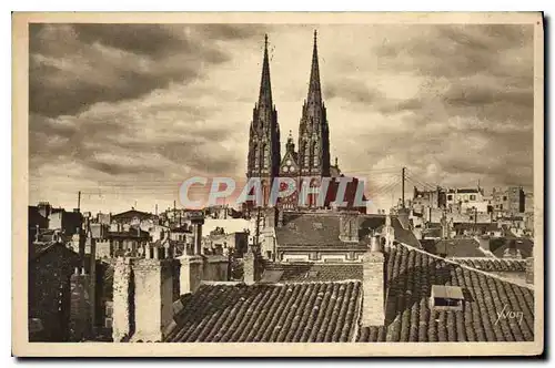 Cartes postales Auvergne Clermont Ferrand P de D Perspective sur la Cathedrale