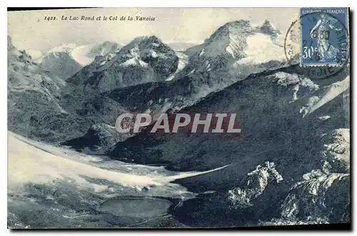 Cartes postales Le Lac Rond et le Col de la Vanoise