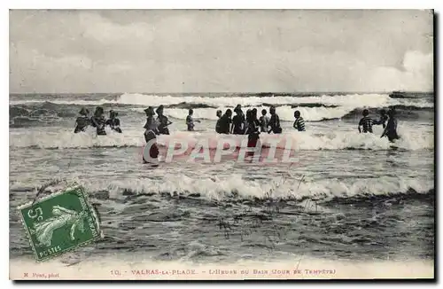 Cartes postales Valras la Plage L'Reune du Bain Jour de Tempete