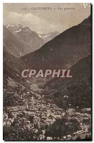 Cartes postales Cauterets vue generale