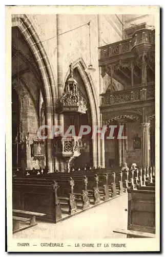 Ansichtskarte AK Thann Cathedrale La Chaire et la Tribune