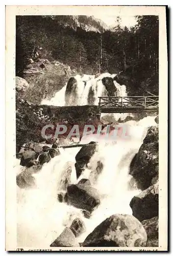 Ansichtskarte AK Cauterets Ensemble de la cascade de Lutour