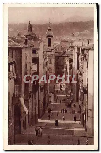 Cartes postales Cote d'Azur Nice Une rue de la Vieille Ville