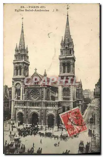 Cartes postales Paris Eglise Saint Ambroise