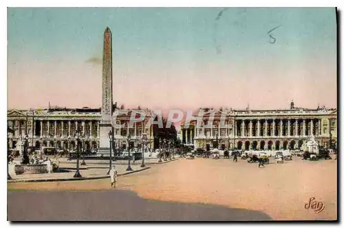 Cartes postales Paris La Place de la Concorde