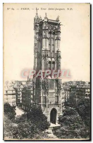 Cartes postales Paris La Tour Saint Jacques