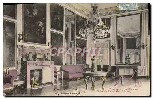 Cartes postales Versailles Le Chateau Salon du Roi ou Grand Salon
