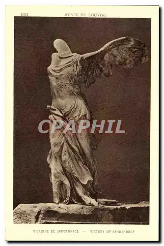 Ansichtskarte AK Musee du Louvre Victoire de Samothrace Victory of Samothrace