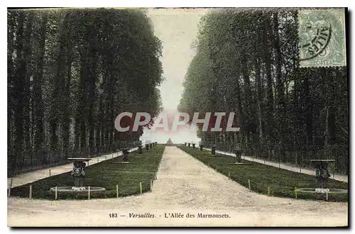 Ansichtskarte AK Versailles L'Allee des Marmousets