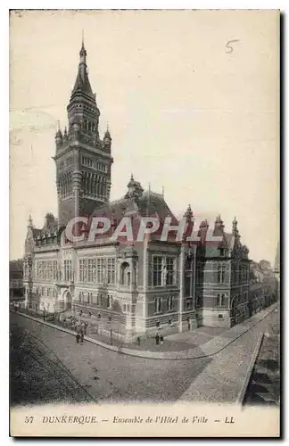 Ansichtskarte AK Dunkerque Ensemble de lHotel de Ville