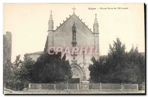 Cartes postales Aups Notre Dame de Delivrance