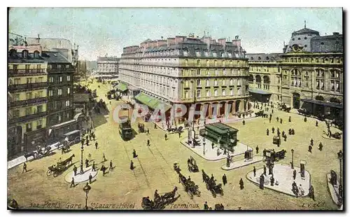 Cartes postales Paris Gare St Lazare Hotel Terminus