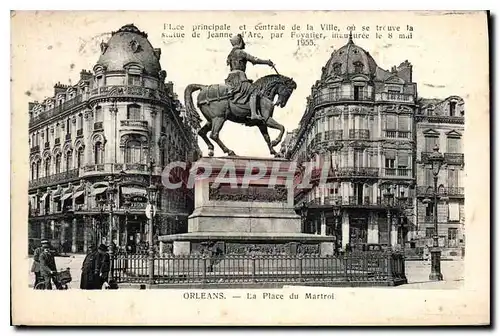 Cartes postales Orleans La Place du Martroi