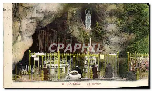 Cartes postales Lourdes La Grotte