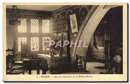 Cartes postales Dinan Rez de Chaussee de la Vieille Maison