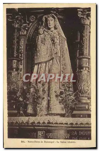 Ansichtskarte AK Notre Dame de Rumengol La Statue veneree