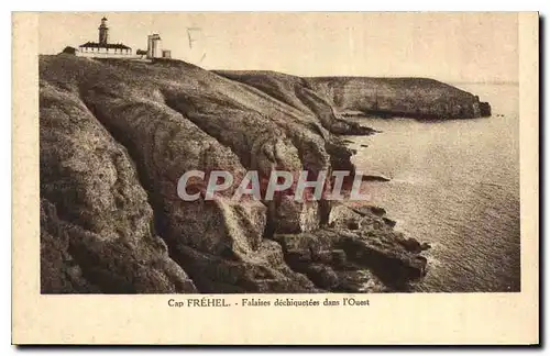 Cartes postales Cap Frehel Falaise dechiquetees dans l'Ouest