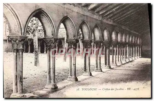 Ansichtskarte AK Toulouse Cloitre des Jacobins