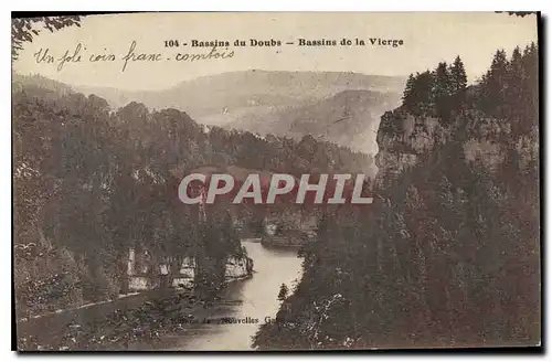 Cartes postales Bassin du Doubs Bassins de la Vierge