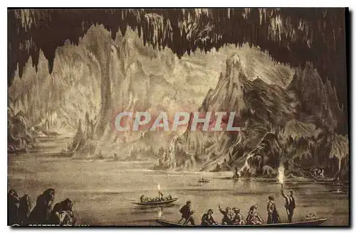Cartes postales Grottes de Han Le Lac d'embarquement